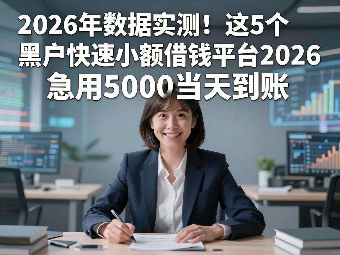 2026年数据实测!这5个黑户快速小额借钱平台2026,急用5000当天到账