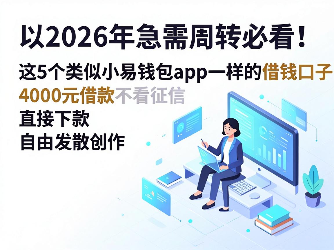2026年急需周转必看!这5个类似小易钱包app一样的借钱口子,4000元借款不看征信直接下款
