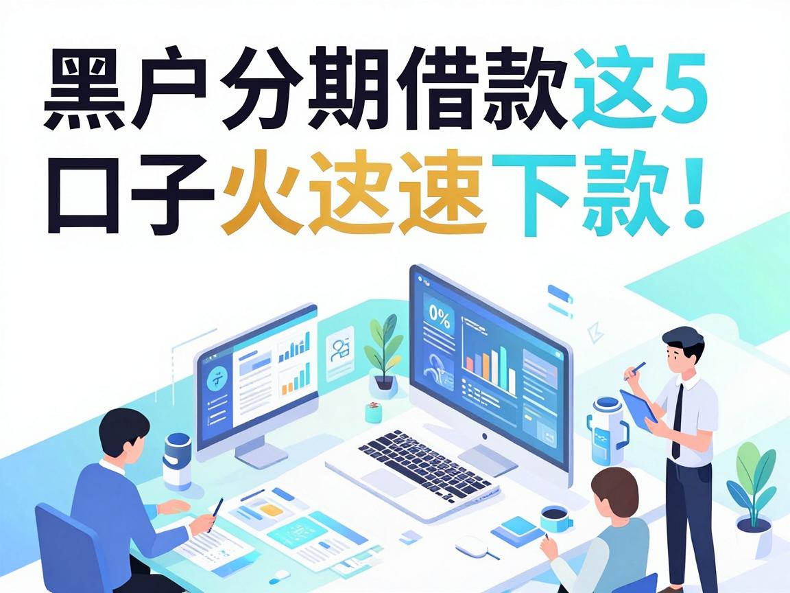 无视黑白,这5个黑户分期借款口子火速下款!