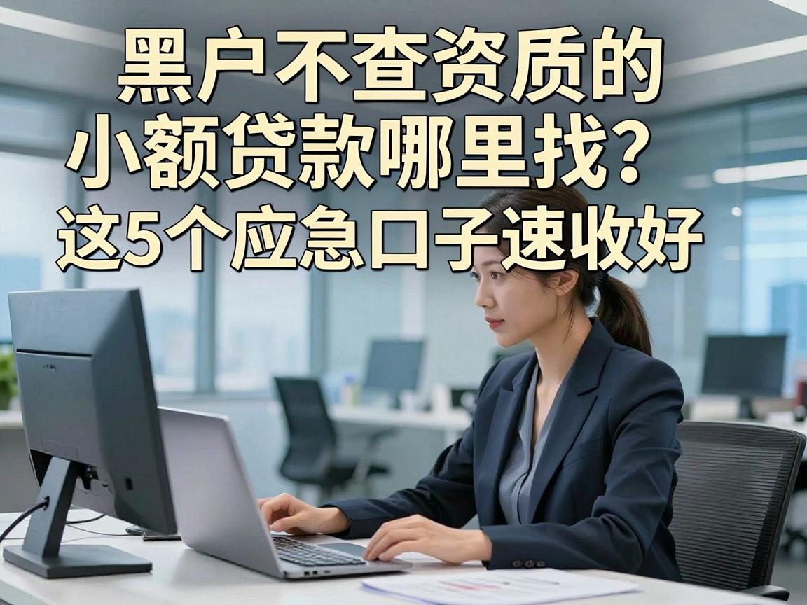 黑户不查资质的小额贷款哪里找?这5个应急口子速收好!