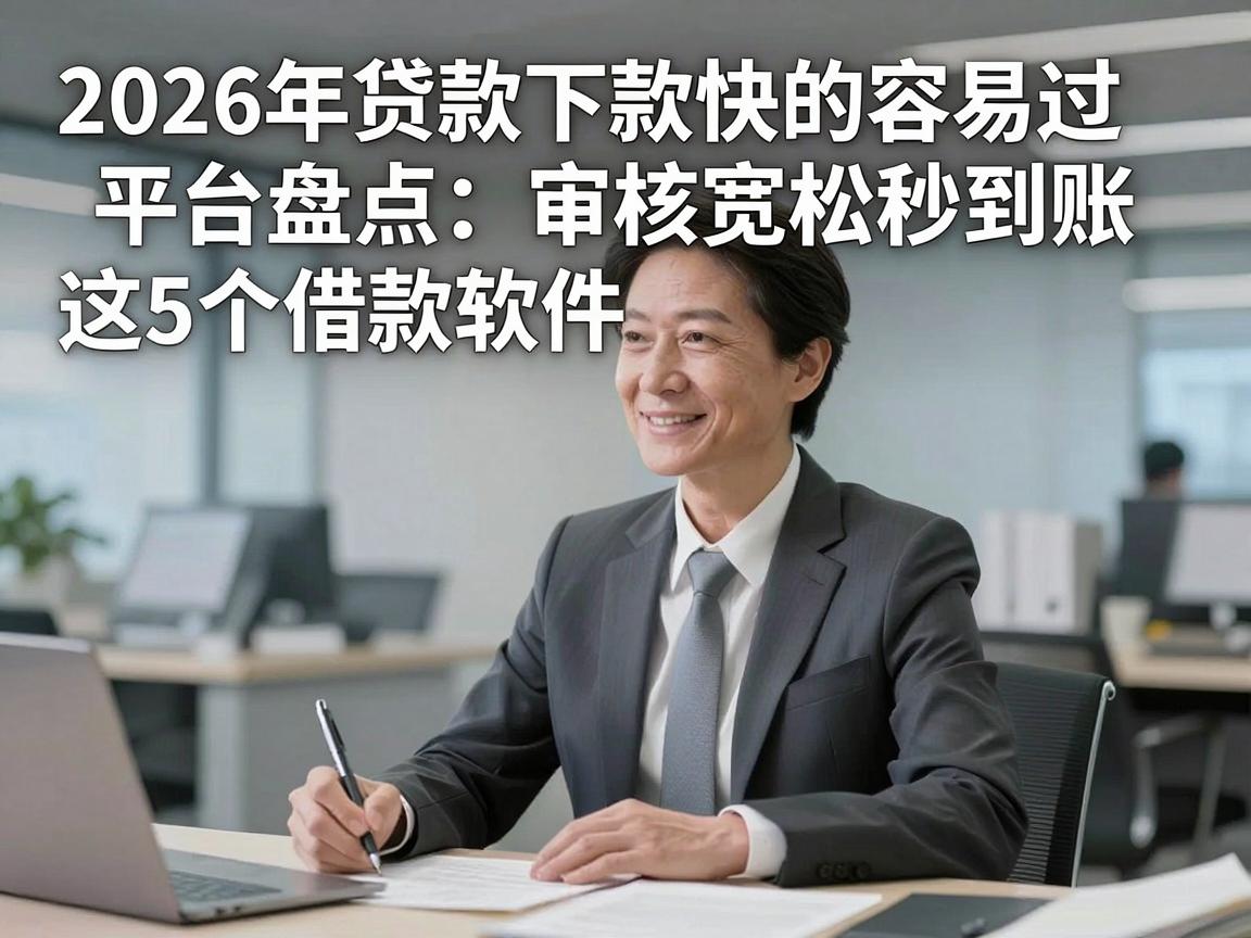 2026年贷款下款快的容易过平台盘点:这5个借款软件审核宽松秒到账