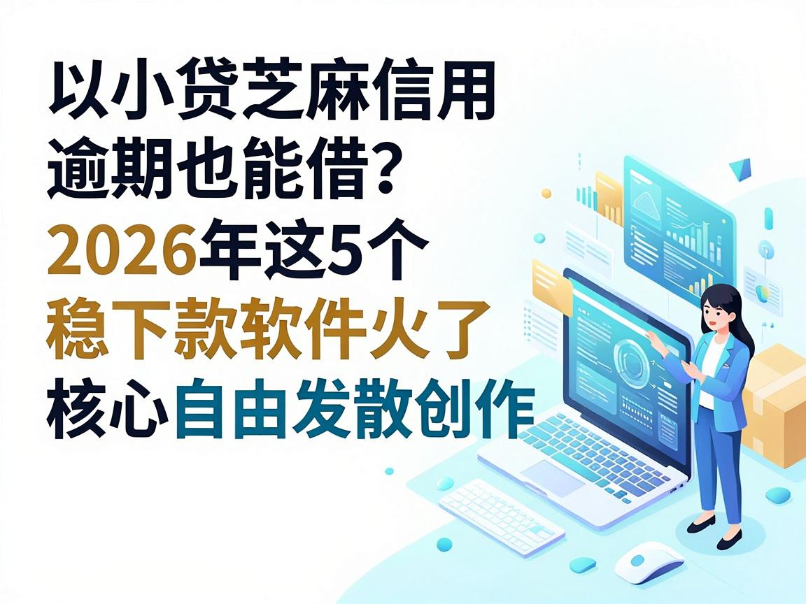 小贷芝麻信用逾期也能借？2026年这5个稳下款软件火了