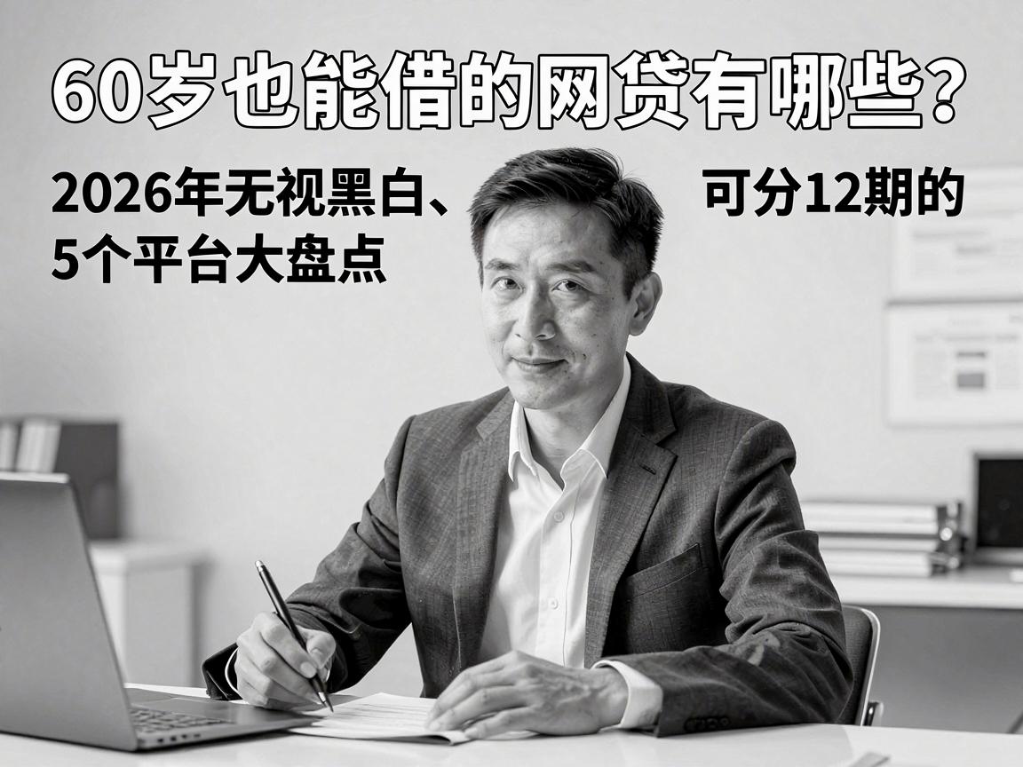 60岁也能借的网贷有哪些?2026年无视黑白、可分12期的5个平台大盘点