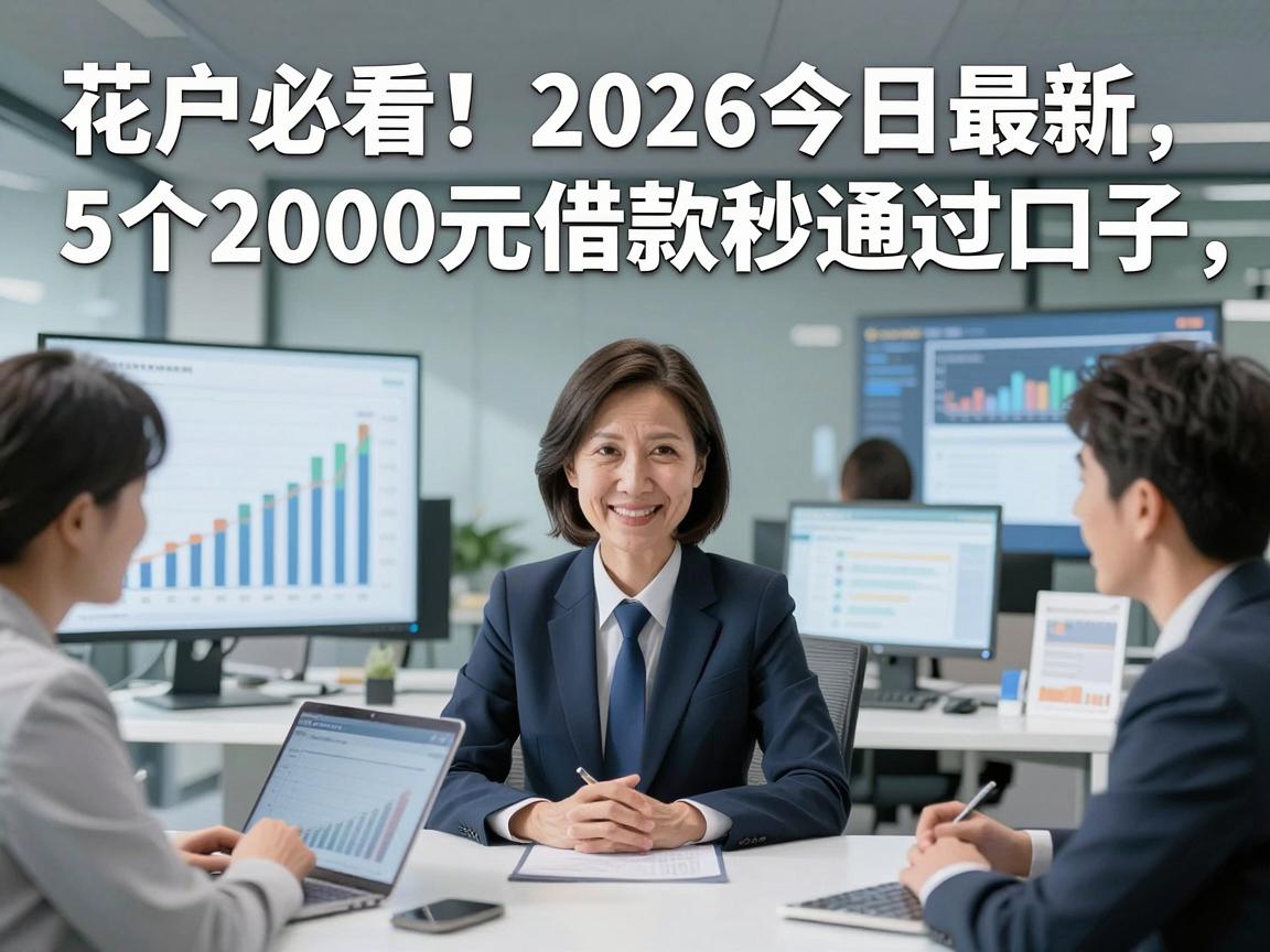 花户必看!2026今日最新5个2000元借款秒通过口子,贷款秒通过平台盘点