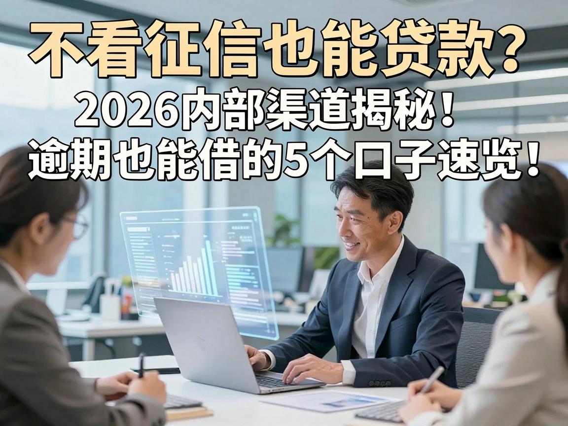 不看征信也能贷款？2026内部渠道揭秘：逾期也能借的5个口子速览