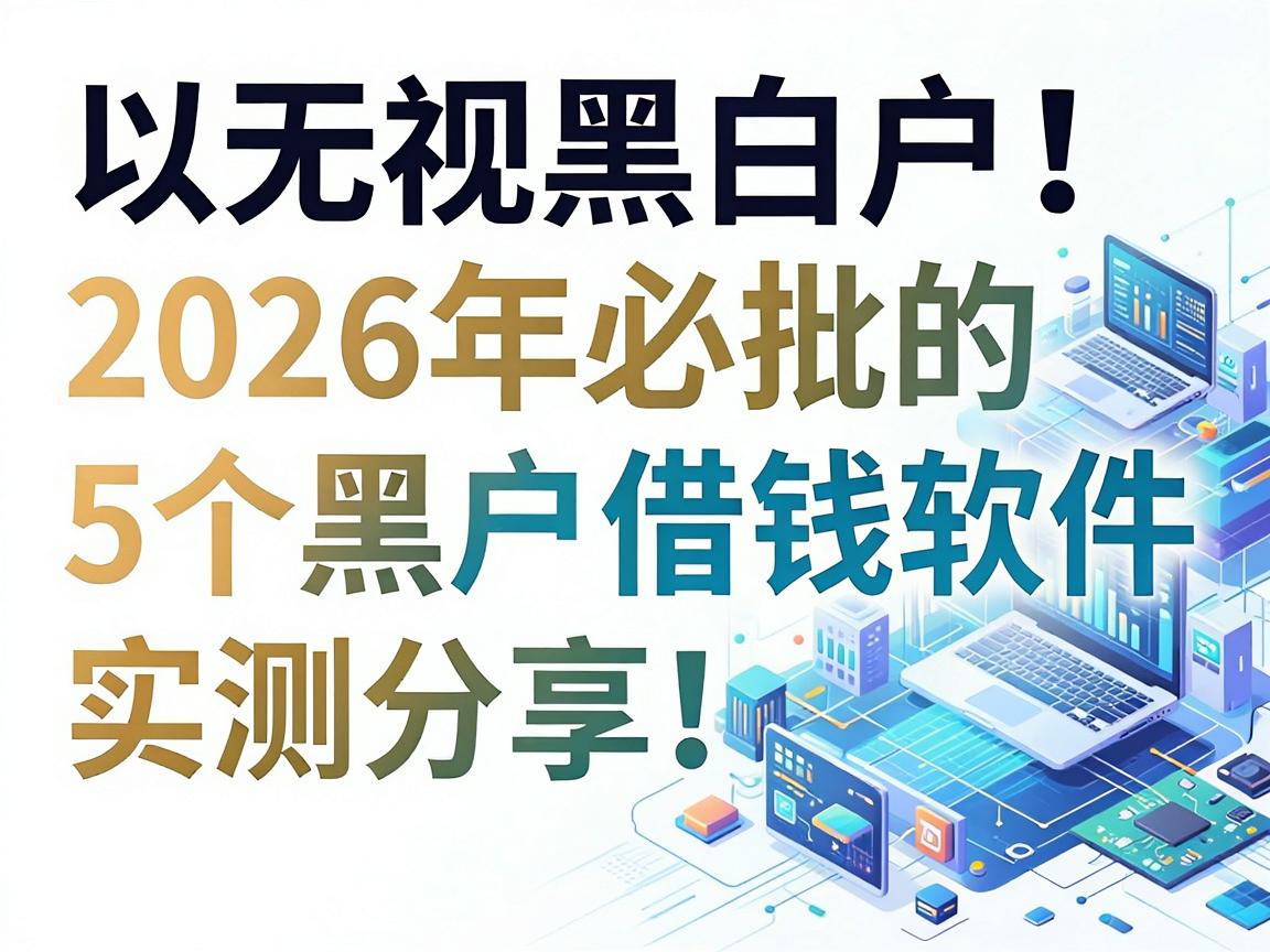 无视黑白户!2026年必批的5个黑户借钱软件实测分享