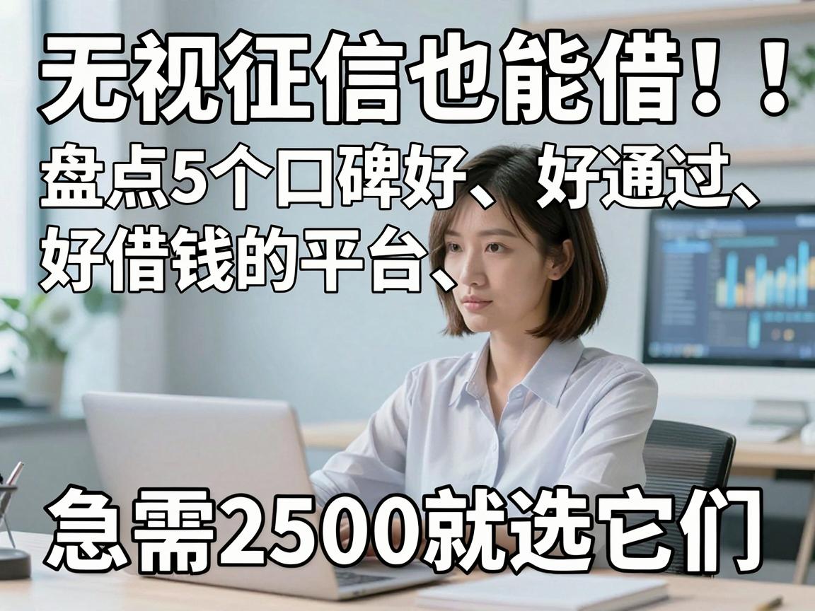 无视征信也能借!盘点5个口碑好、好通过、好借钱的平台,急需2500就选它们