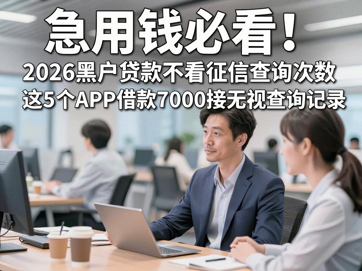 急用钱必看！2026黑户贷款不看征信查询次数，这5个APP借款7000直接无视查询记录