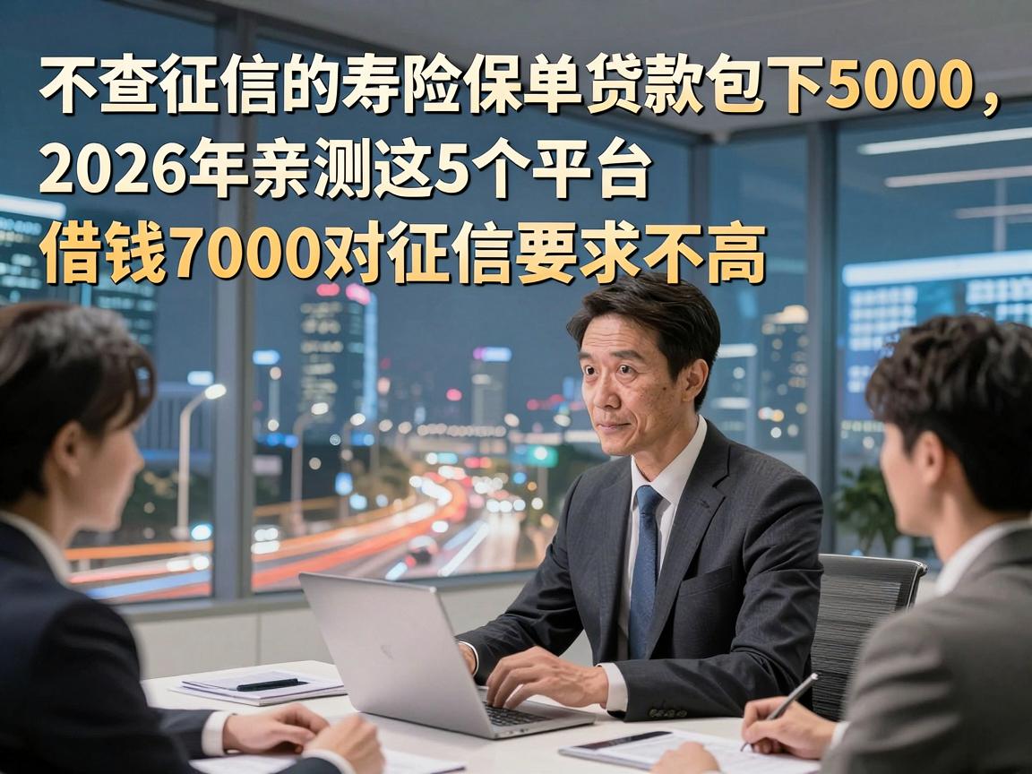 不查征信的寿险保单贷款包下5000,2026年亲测这5个平台借钱7000对征信要求不高