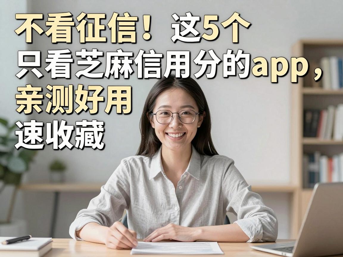 不看征信!这5个只看芝麻信用分的app,亲测好用速收藏