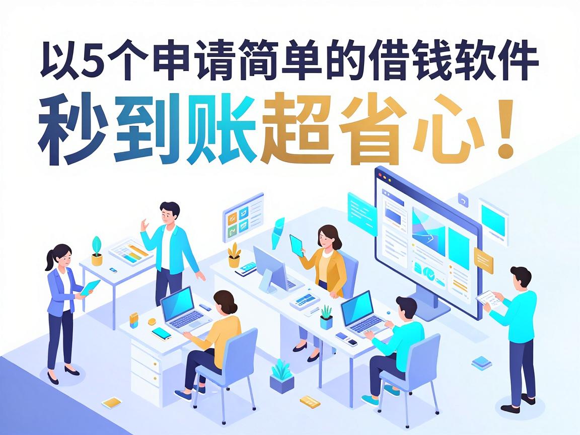 5个申请简单的借钱软件良心推荐，秒到账超省心！