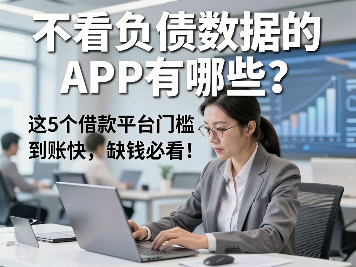 不看负债数据的APP有哪些?这5个借款平台门槛低到账快,缺钱必看!