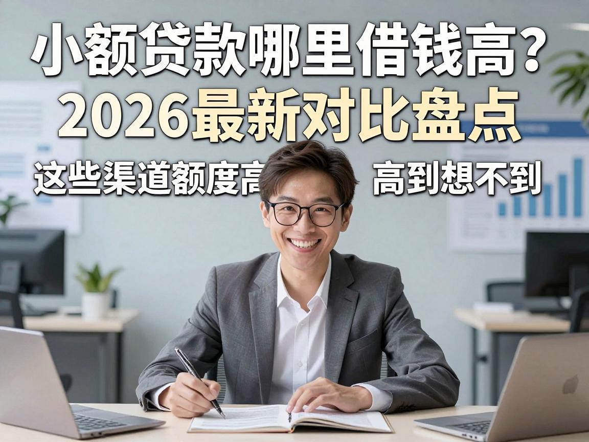 小额贷款哪里借钱高?2026最新对比盘点,这些渠道额度高到想不到!