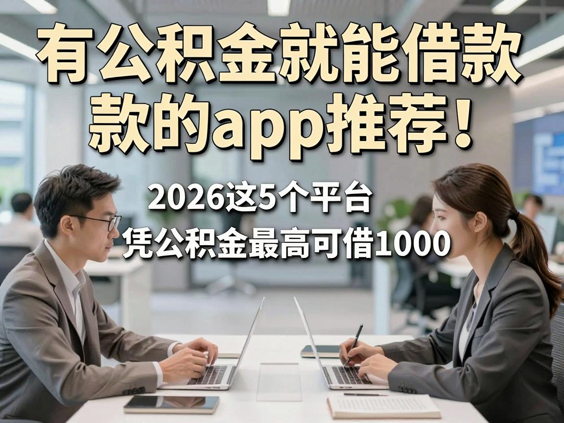 有公积金就能借款的app推荐!2026这5个平台凭公积金最高可借1000