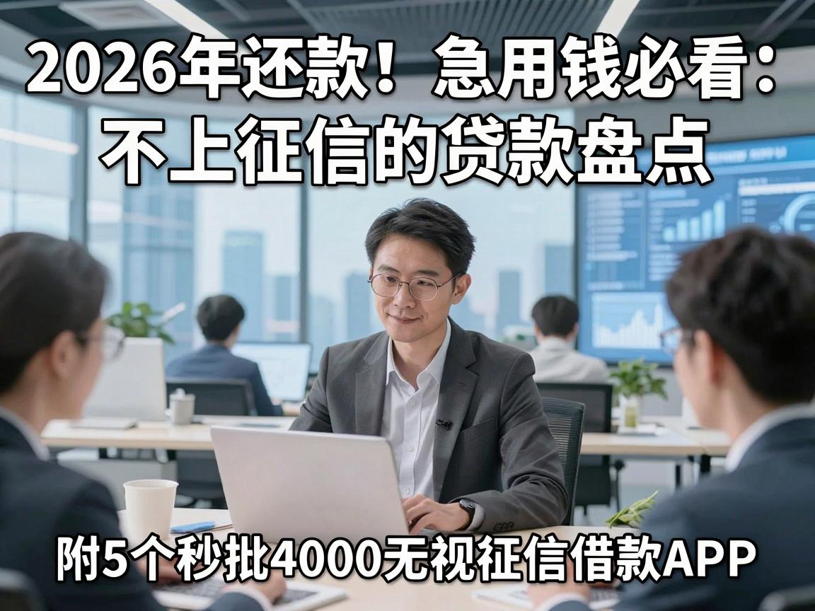 2026年还款！急用钱必看：不上征信的贷款盘点，附5个秒批4000无视征信借款APP