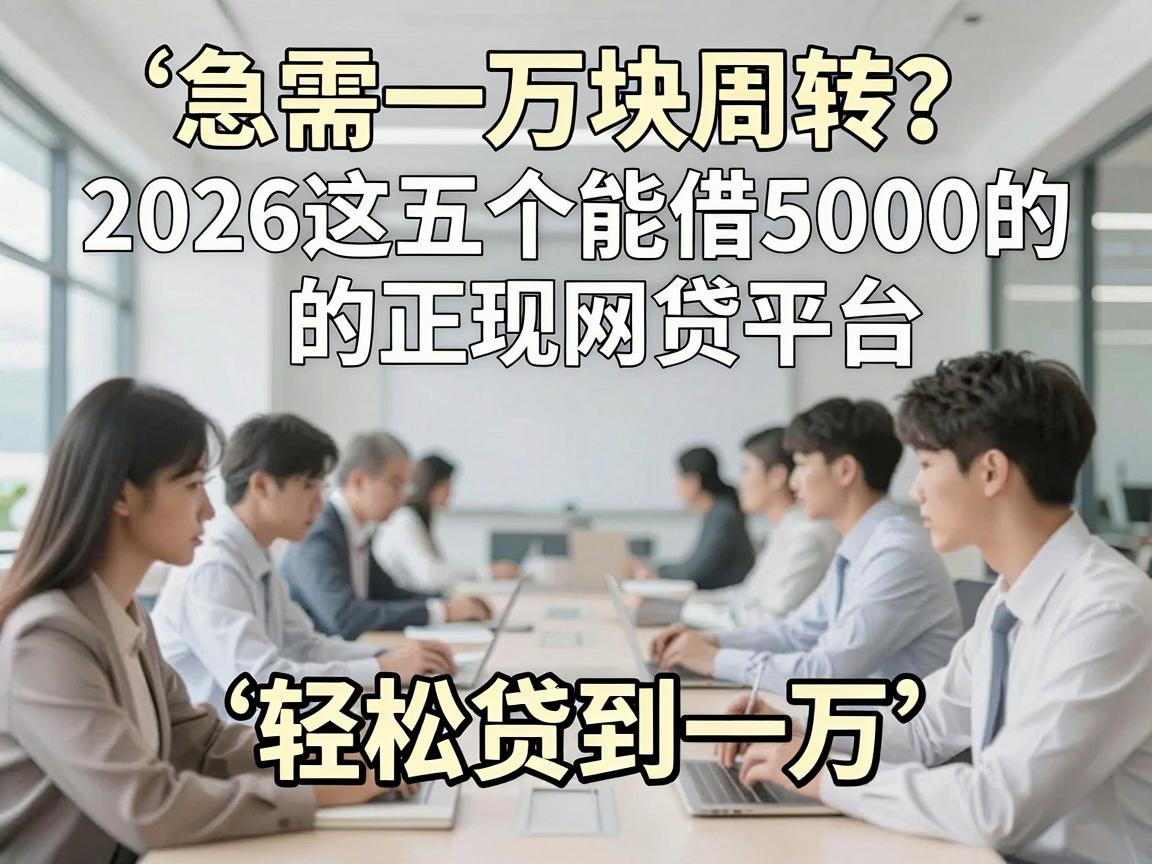 急需一万块周转?2026这五个能借5000的正规网贷平台,轻松贷到一万!