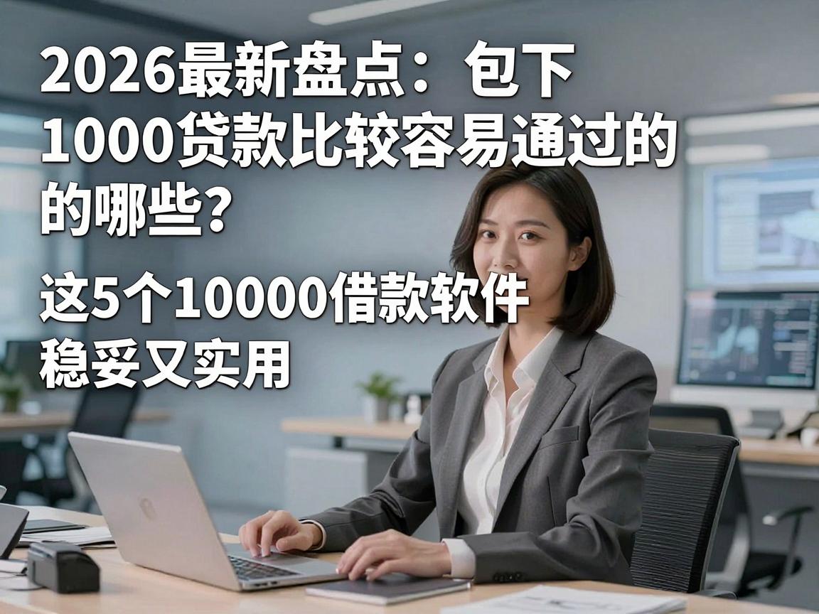 2026最新盘点：包下1000贷款比较容易通过的哪些？这5个10000借款软件稳妥又实用