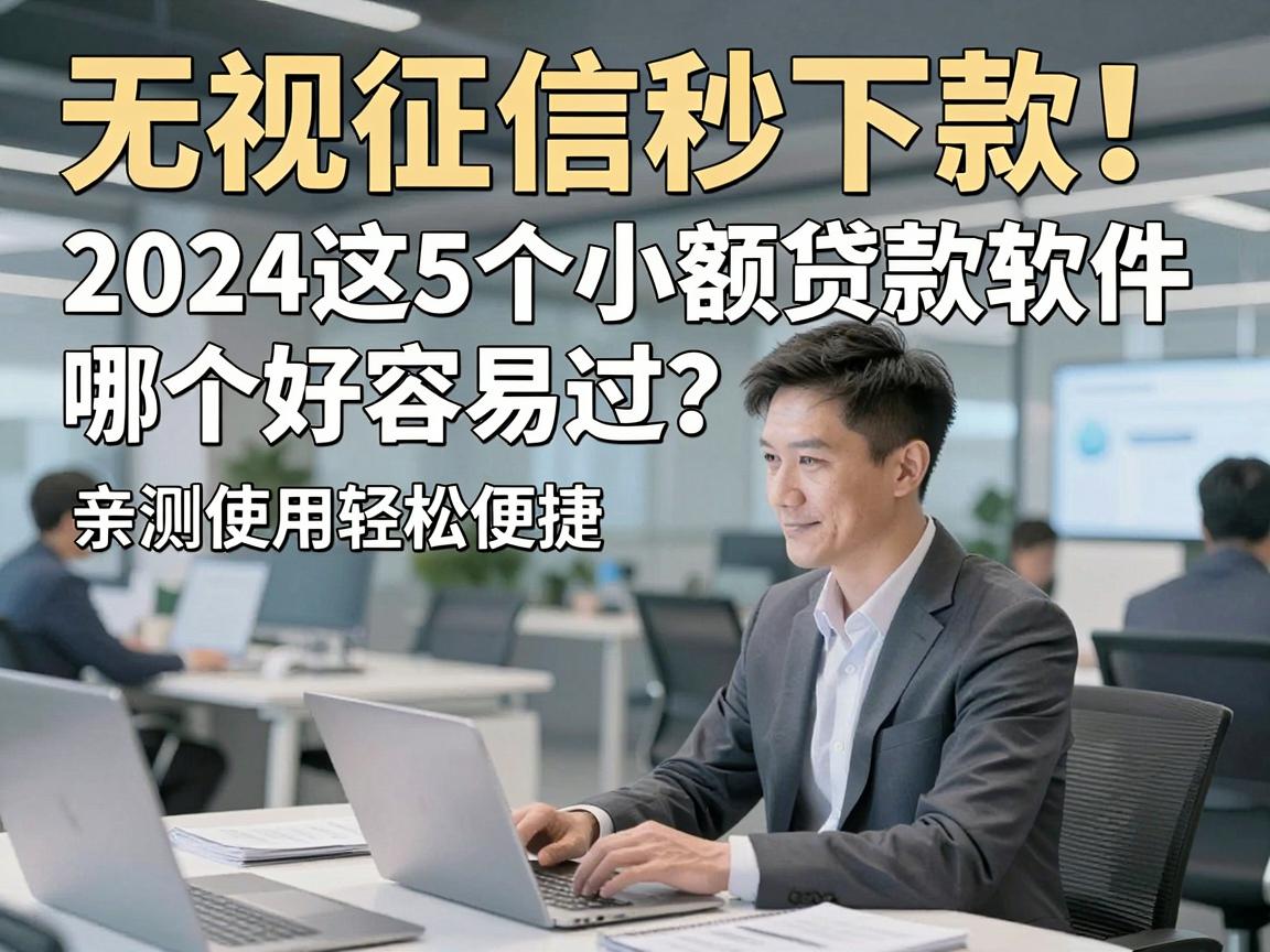 无视征信秒下款!2024这5个小额贷款软件哪个好容易过?亲测使用轻松便捷