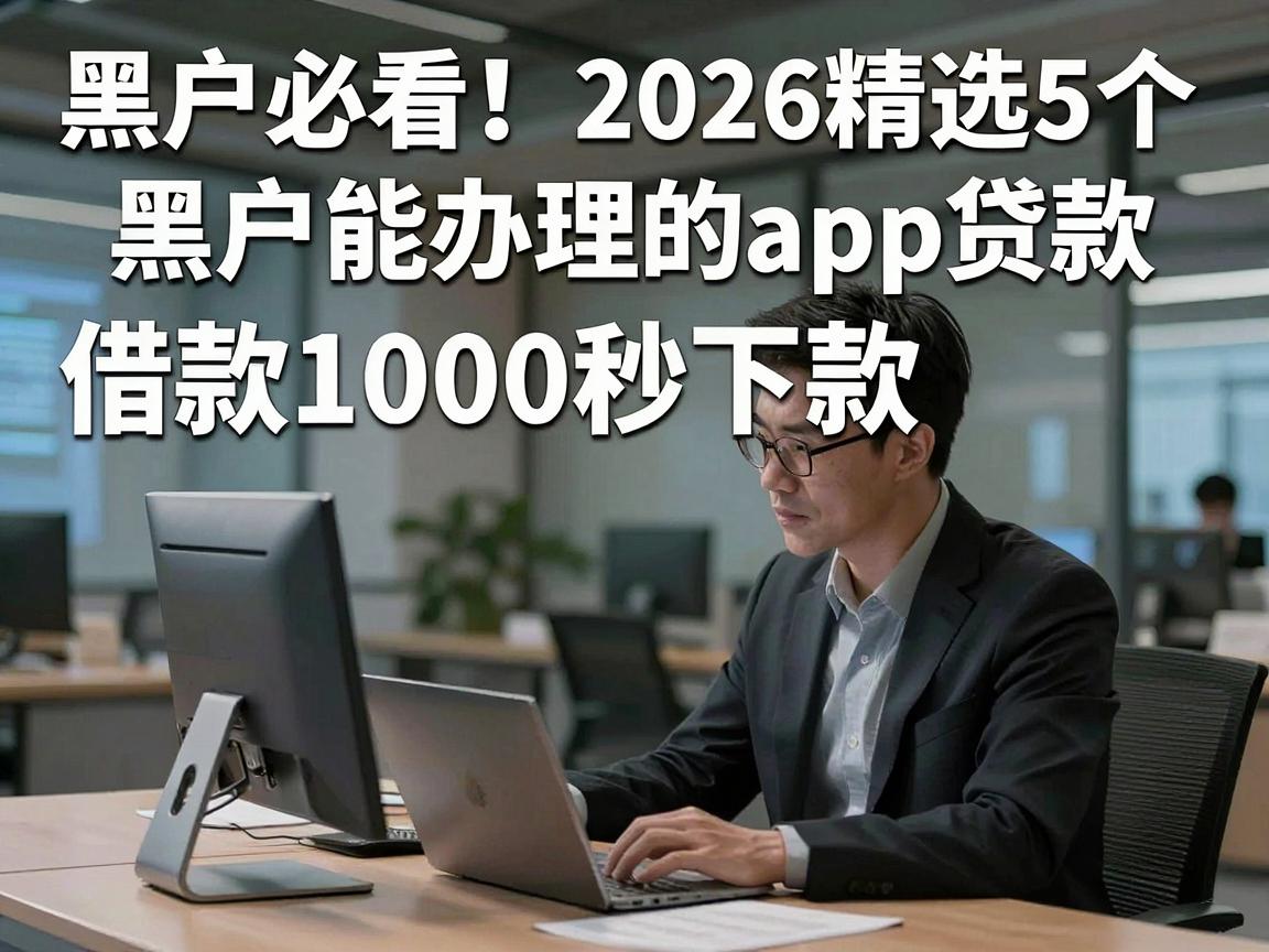 黑户必看！2026精选5个黑户能办理的app贷款，借款1000秒下款