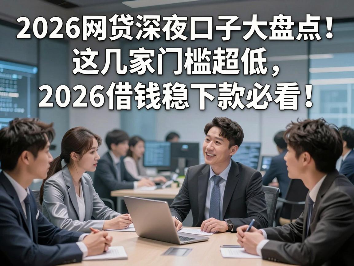 2026网贷深夜口子大盘点!这几家门槛超低,2026借钱稳下款必看