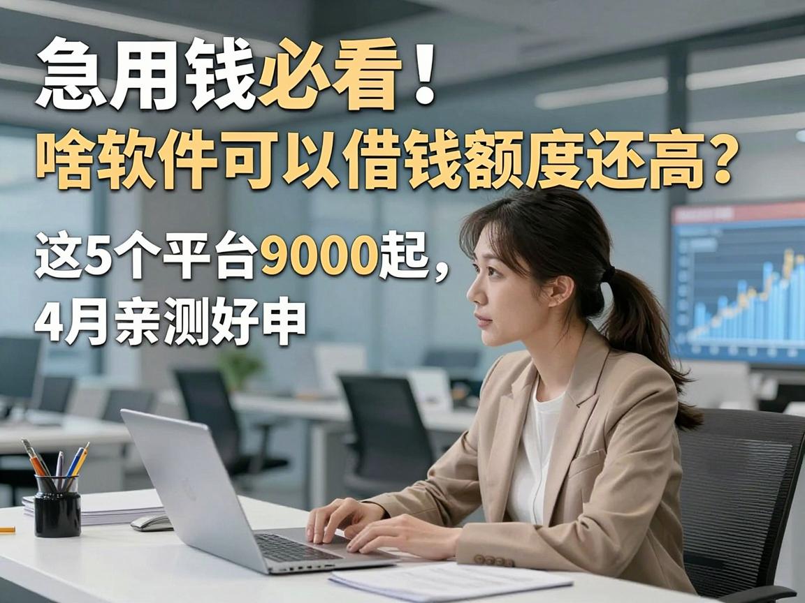 急用钱必看!啥软件可以借钱额度还高?这5个平台9000起,4月亲测好申