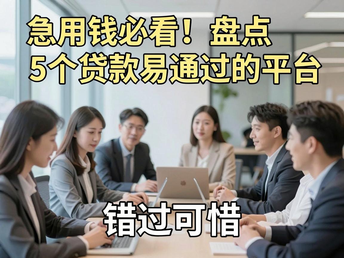 急用钱必看！盘点5个贷款易通过的平台，错过可惜！