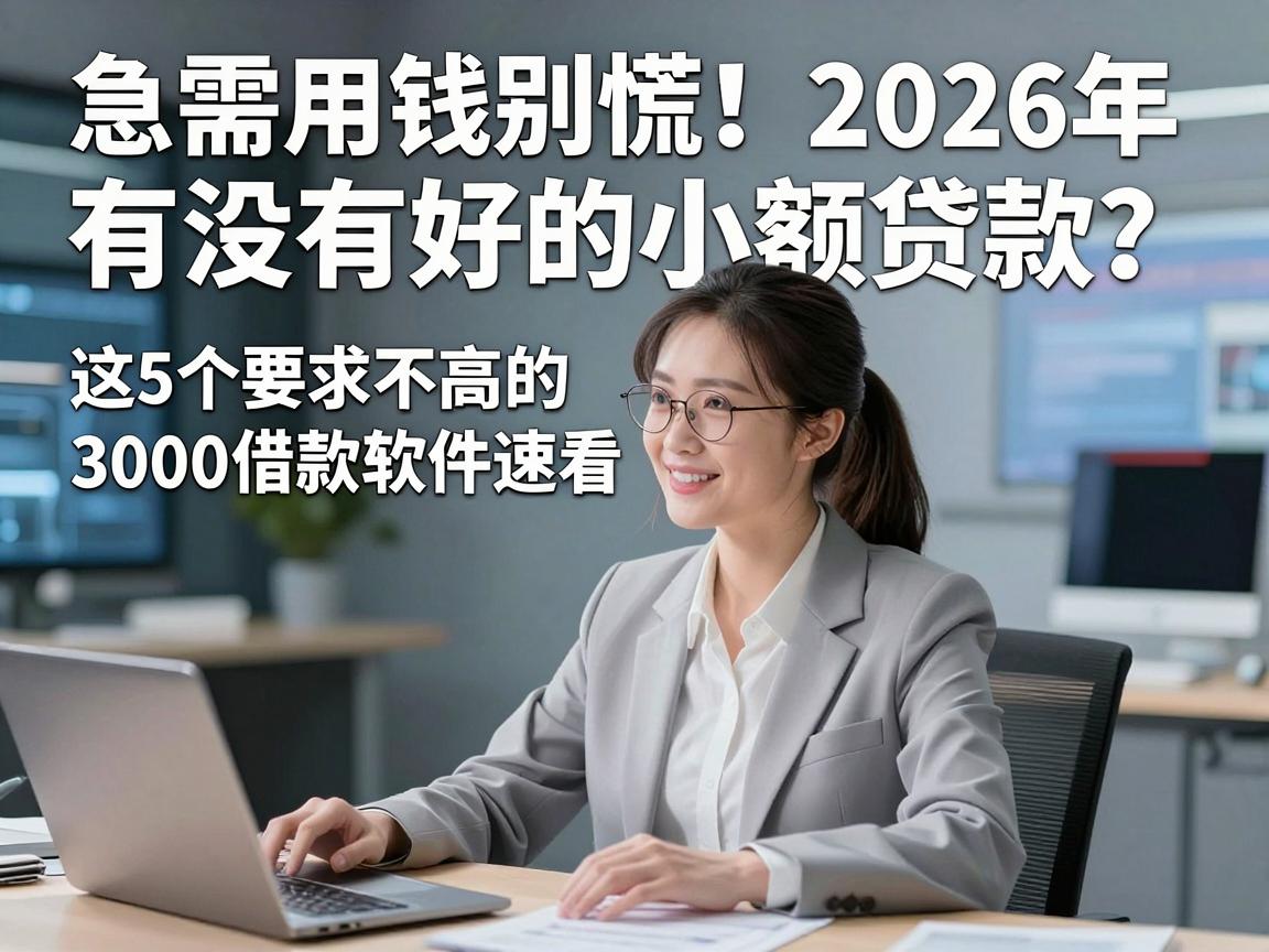 急需用钱别慌!2026年有没有好的小额贷款?这5个要求不高的3000借款软件速看!