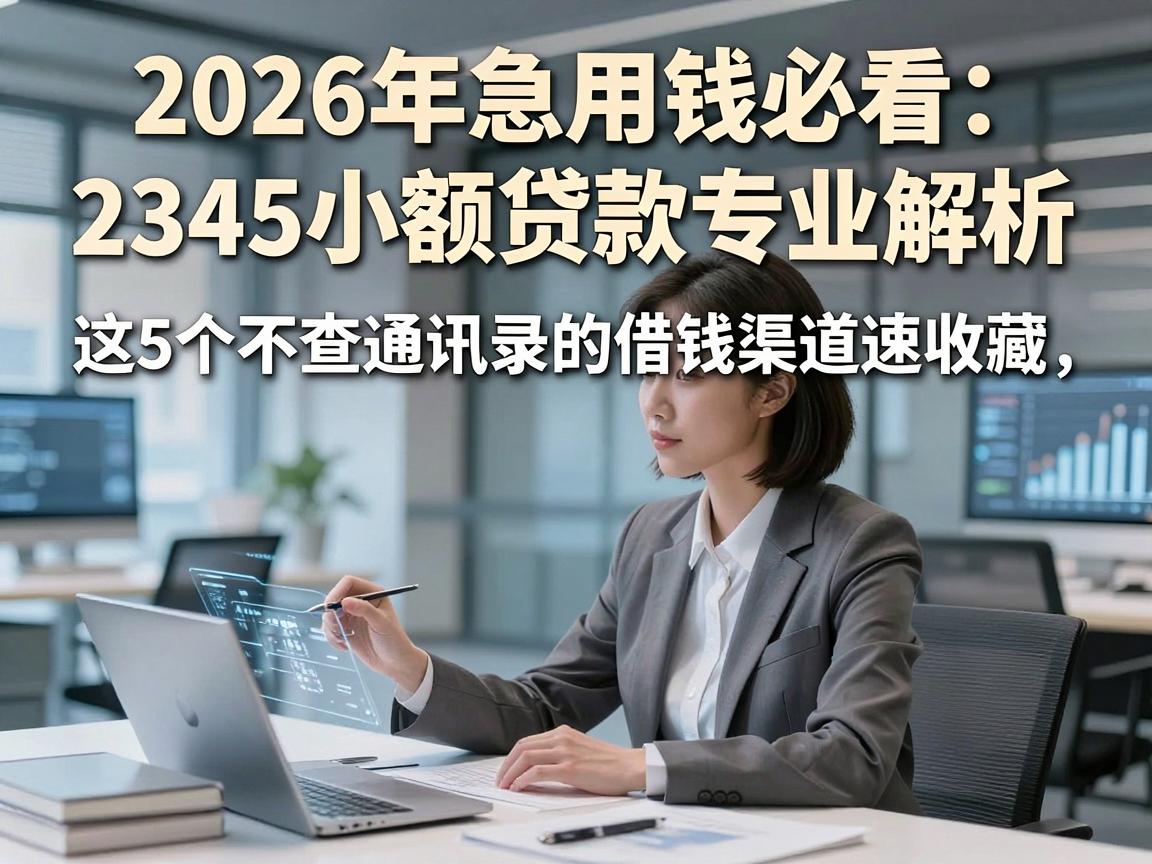 2026年急用钱必看:2345小额贷款专业解析,这5个不查通讯录的借钱渠道速收藏!