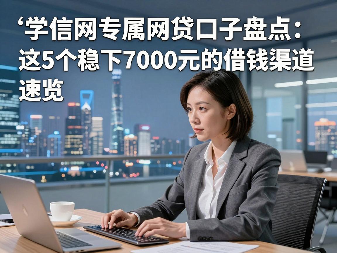 学信网专属网贷口子盘点:这5个稳下7000元的借钱渠道速览