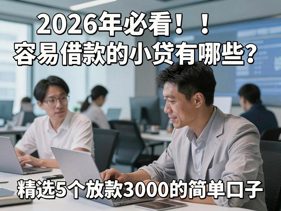 2026年必看！容易借款的小贷有哪些？精选5个放款3000的简单口子