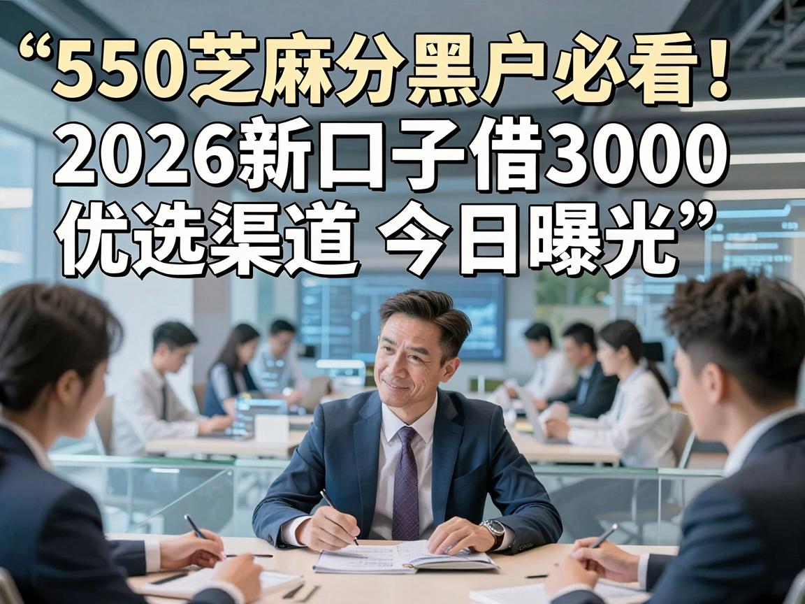550芝麻分黑户必看!2026新口子借3000优选渠道今日曝光