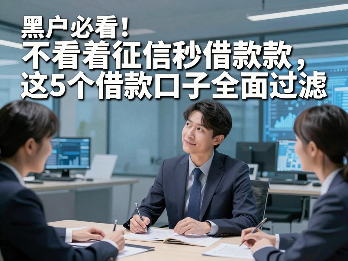 黑户必看!不看着征信秒借款款,这5个借款口子全面过滤