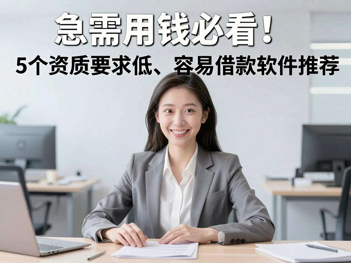 急需用钱必看!5个资质要求低、容易通过的可靠借款软件推荐