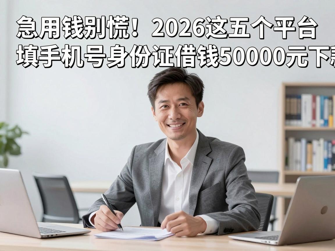 急用钱别慌！2026这五个平台填手机号身份证借钱50000元稳下款