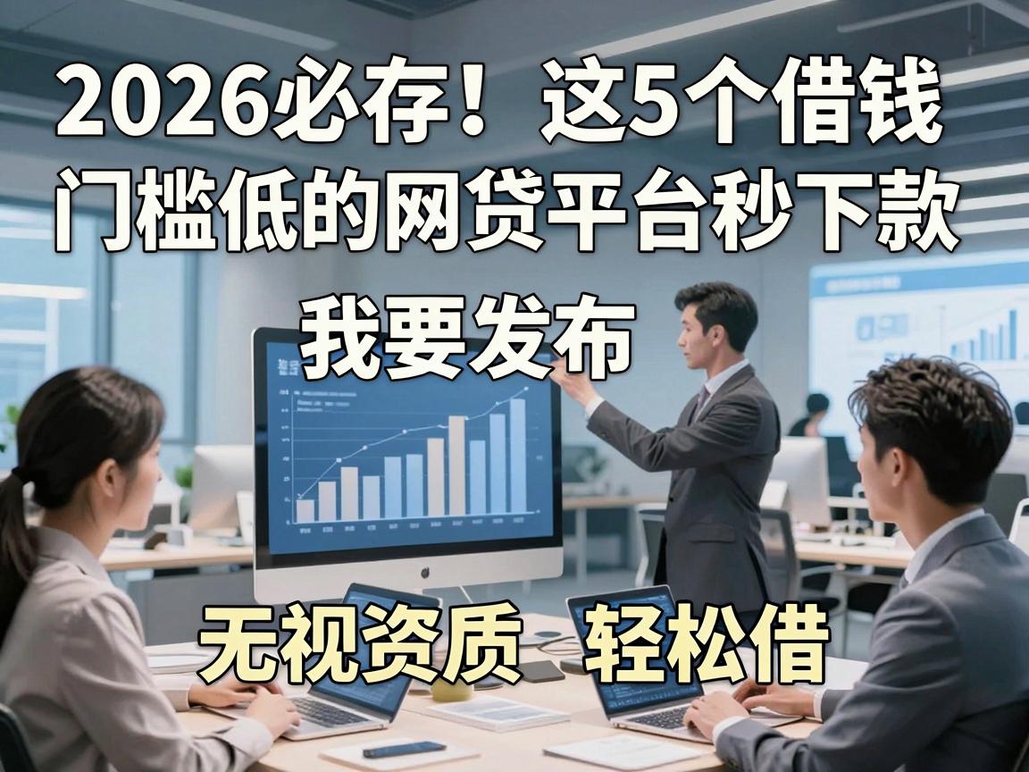 2026必存!这5个借钱门槛低的网贷平台秒下款,无视资质轻松借