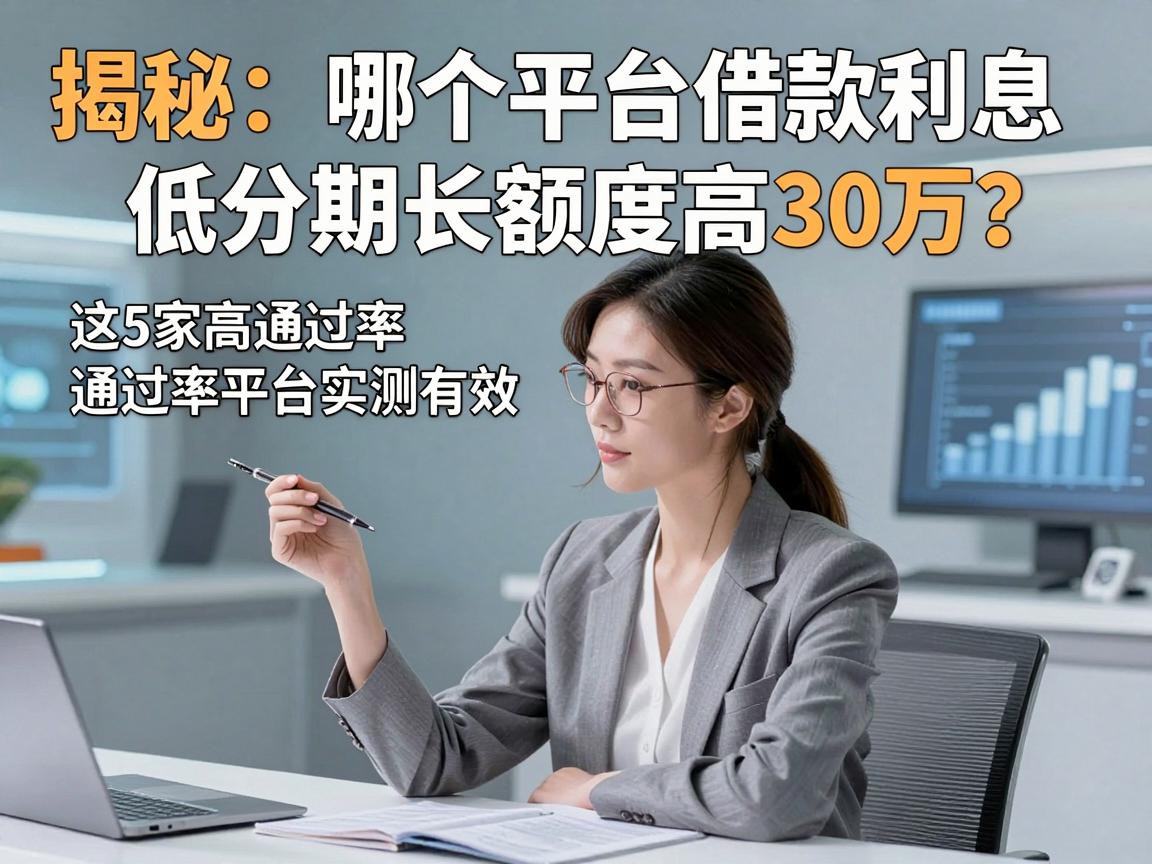 揭秘：哪个平台借款利息低分期长额度高30万？这5家高通过率平台实测有效！