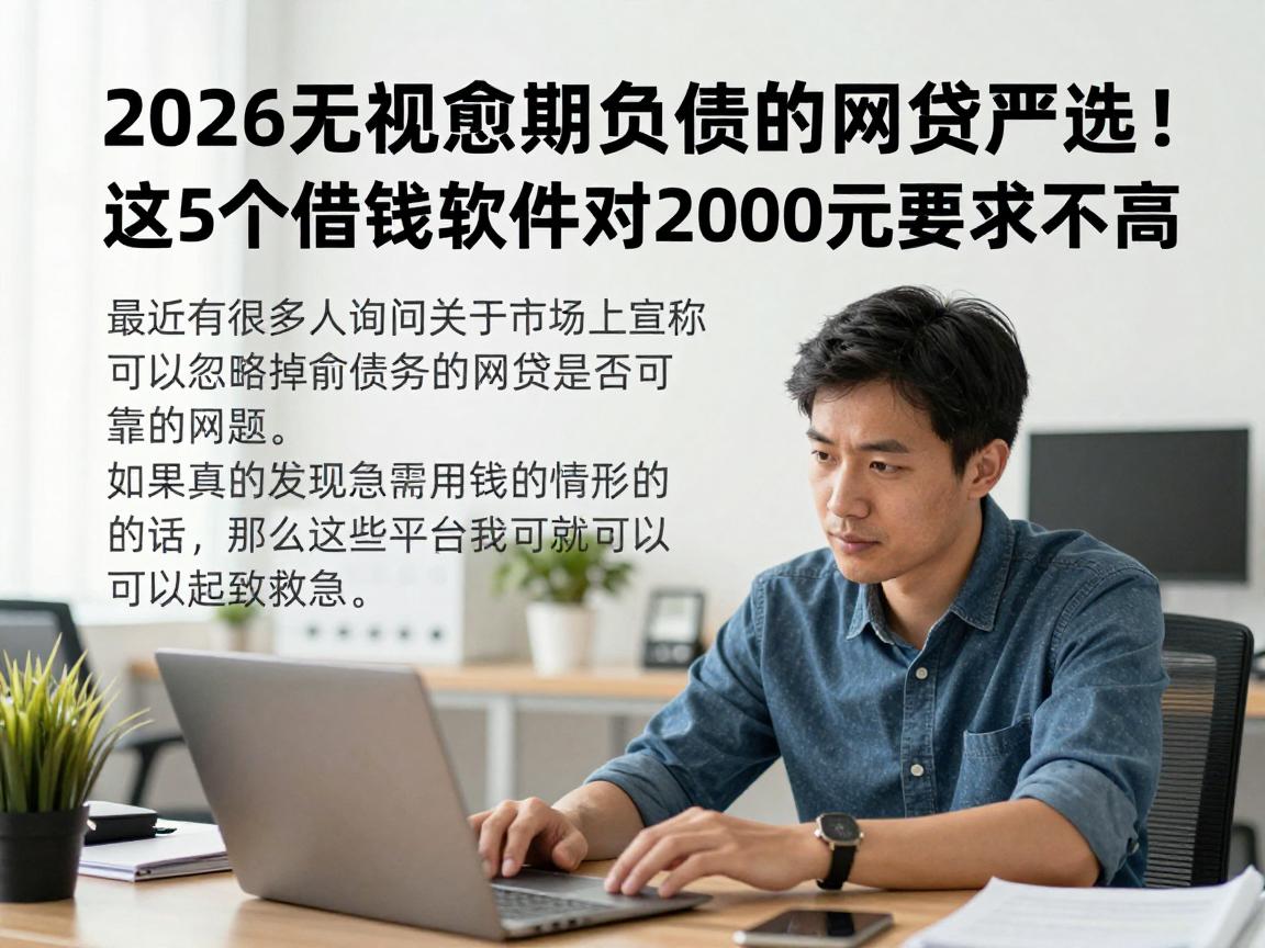 2026无视逾期负债的网贷严选！这5个借钱软件对2000元要求不高