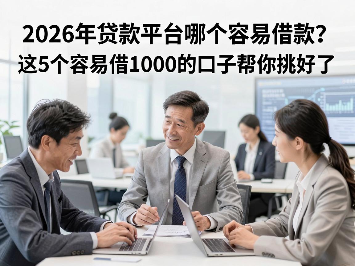 2026年贷款平台哪个容易借款？这5个容易借1000的口子帮你挑好了