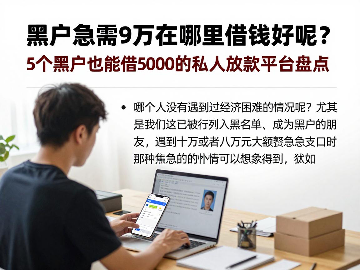 黑户急需9万去哪里借钱好呢?5月这些渠道额度提升,5个黑户也能借5000的私人放款平台盘点