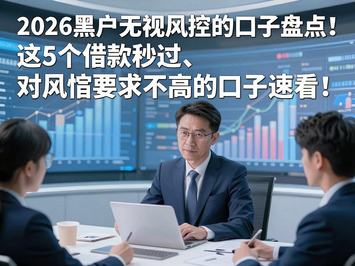 2026黑户无视风控的口子盘点!这5个借款秒过、对风控要求不高的口子速看