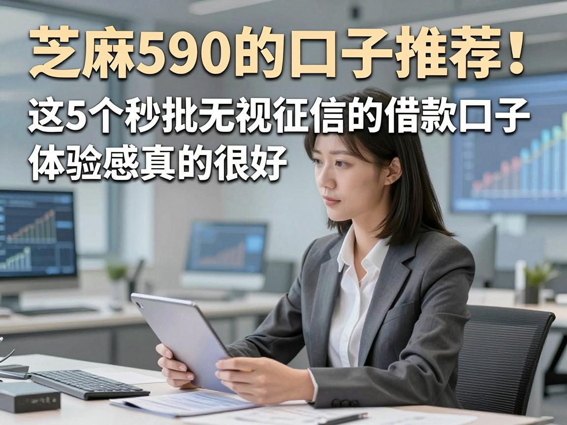 芝麻590的口子推荐!这5个秒批无视征信的借款口子,体验感真的很好