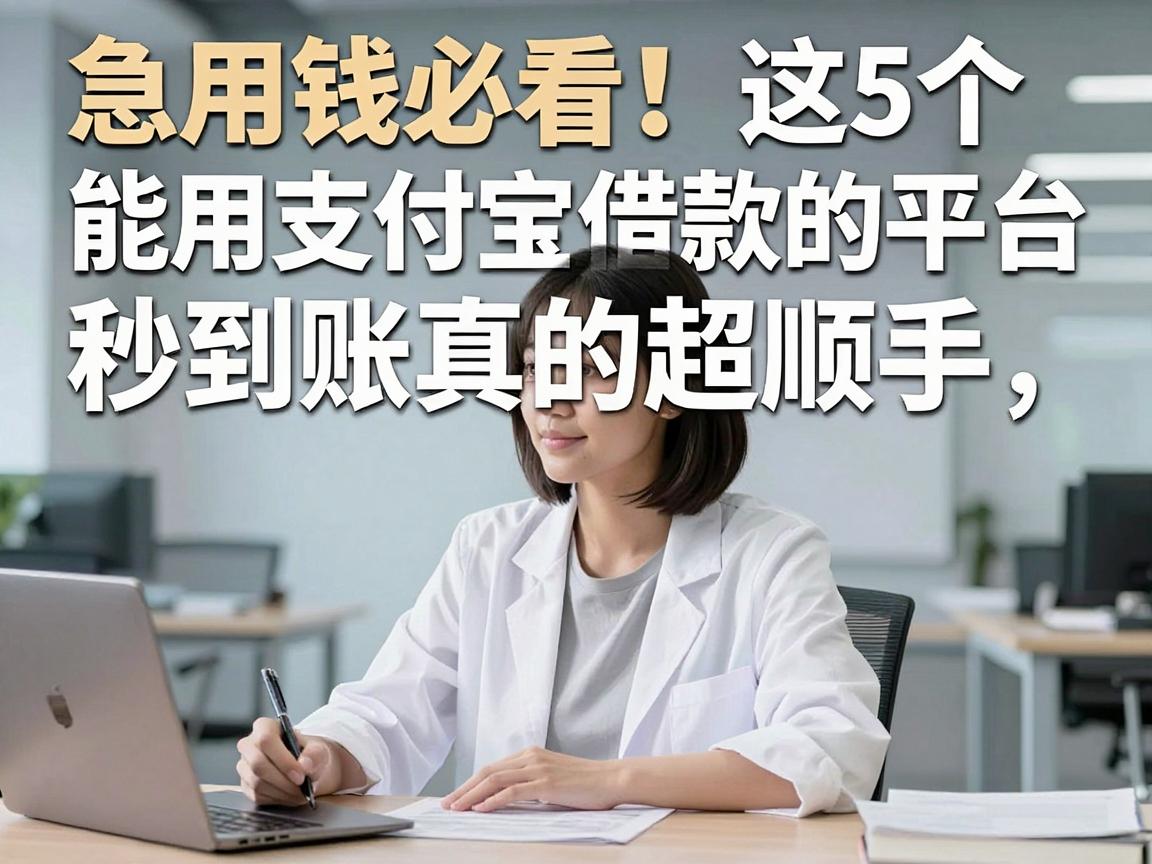 急用钱必看！这5个能用支付宝借款的平台，秒到账真的超顺手