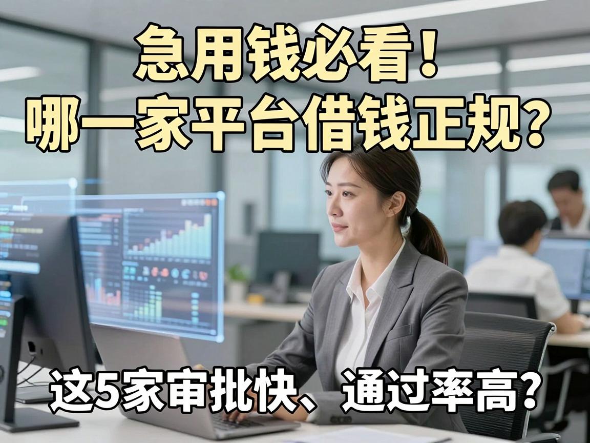 急用钱必看！哪一家平台借钱正规？这5家审批快、通过率高