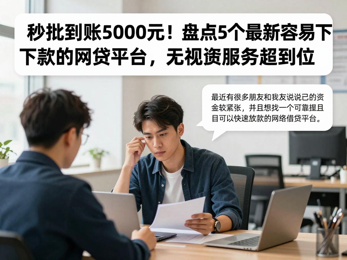 秒批到账5000元！盘点5个最新容易下款的网贷平台，无视资质服务超到位