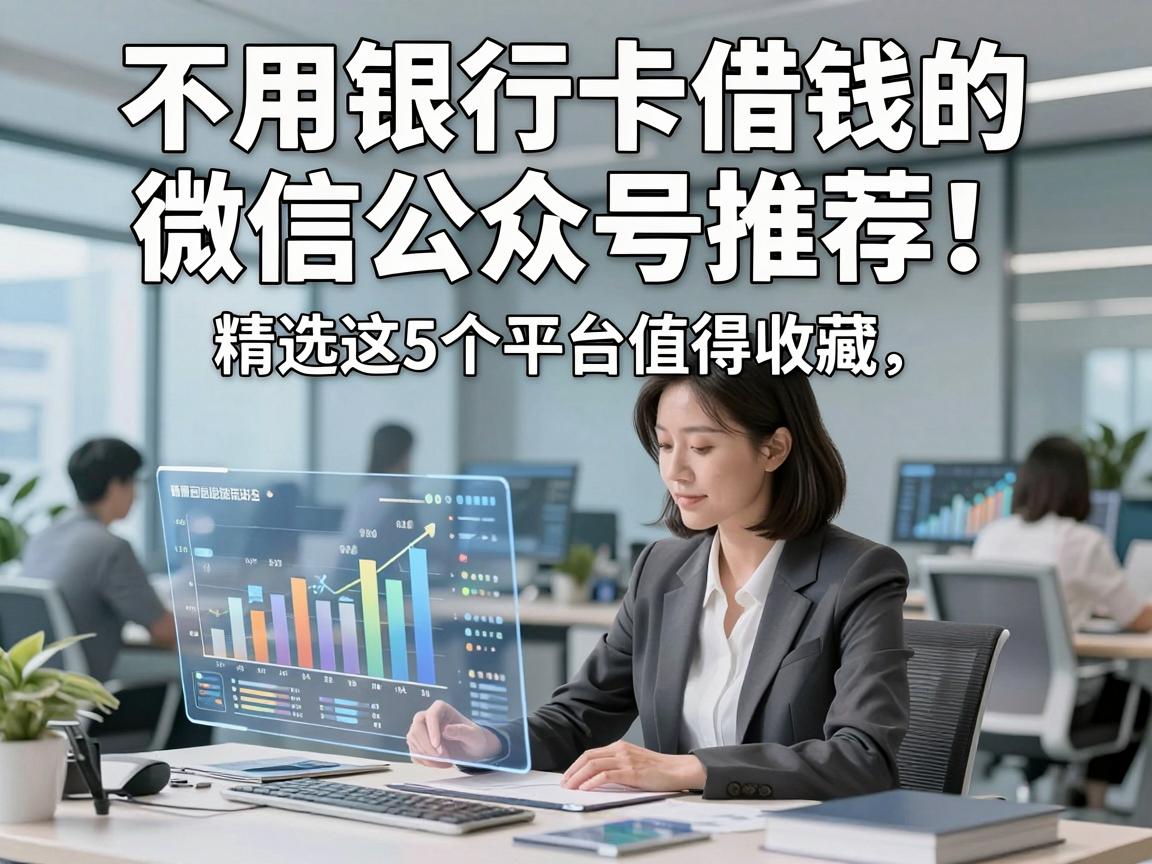 不用银行卡借钱的微信公众号推荐!精选这5个平台值得收藏