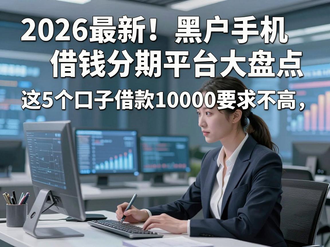 2026最新!黑户手机借钱分期平台大盘点,这5个口子借款10000要求不高