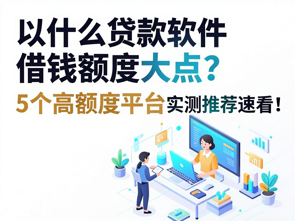 什么贷款软件借钱额度大点？5个高额度平台实测推荐速看！