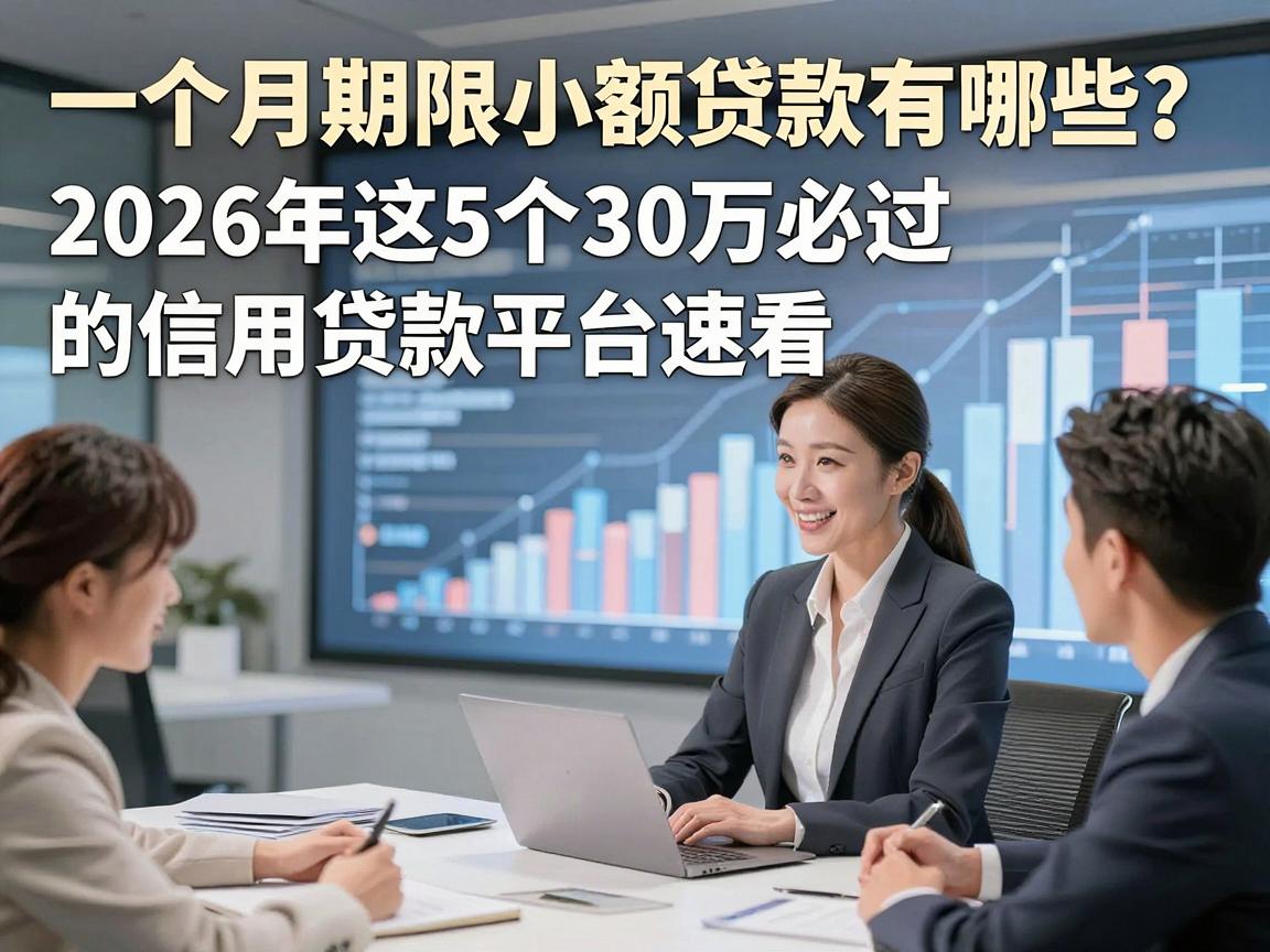 一个月期限小额贷款有哪些?2026年这5个30万必过的信用贷款平台速看