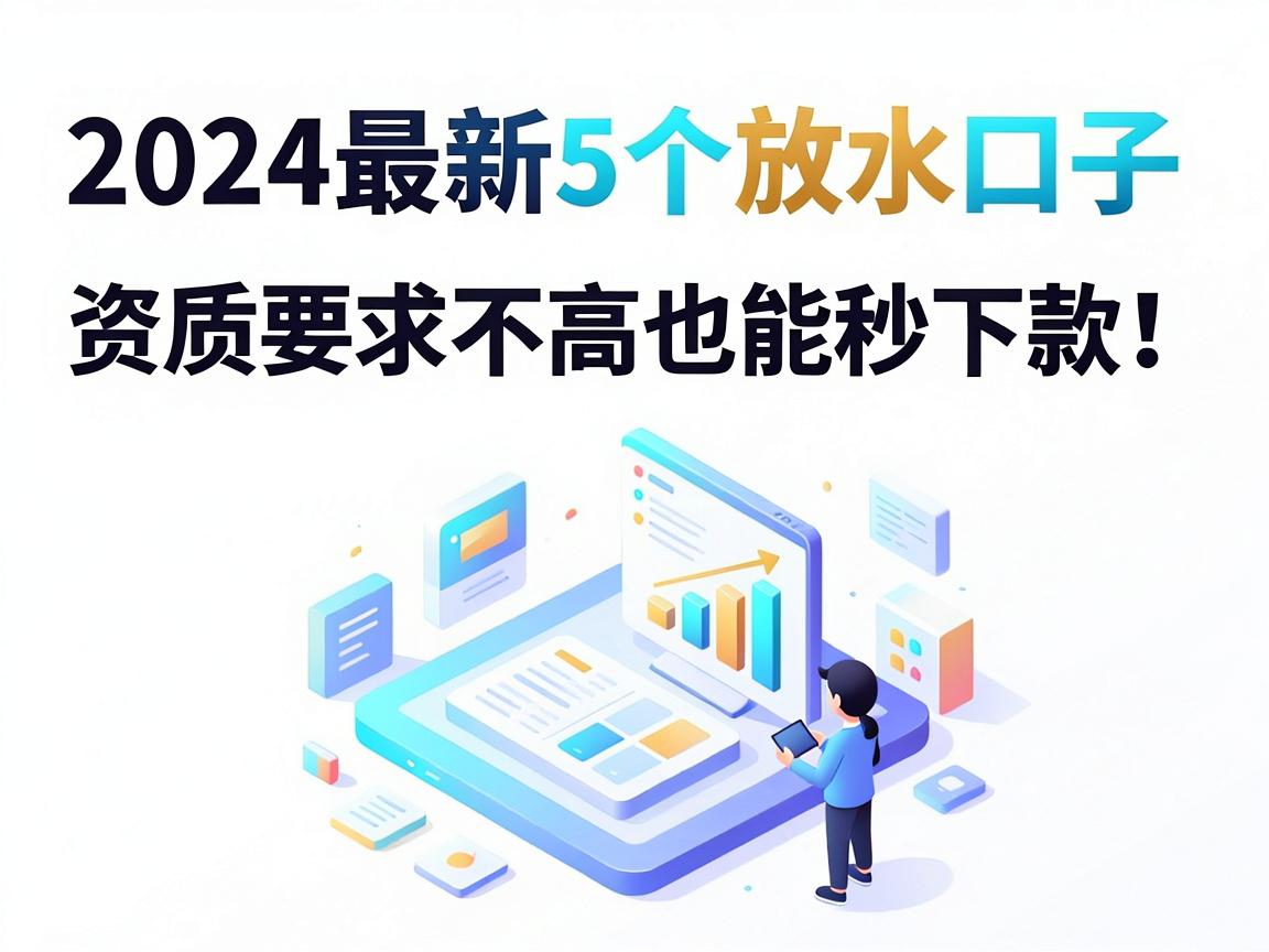 借钱门槛最高的平台，2024最新5个放水口子，资质要求不高也能秒下款！