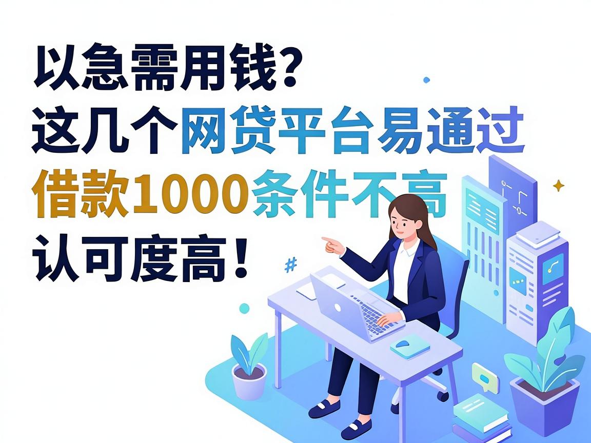 急需用钱?这几个网贷平台易通过,借款1000条件不高且认可度高!